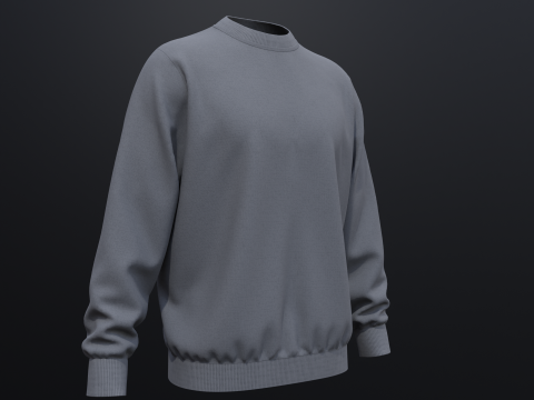 Mens Sweatshirt Modello 3D