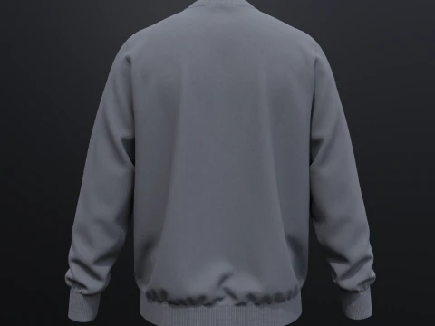 Mens Sweatshirt 3D Model