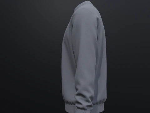 Mens Sweatshirt 3D Model