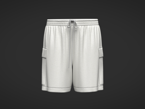 Women Shorts Pant Modelo 3D