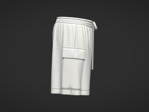 Women Shorts Pant Modelo 3D
