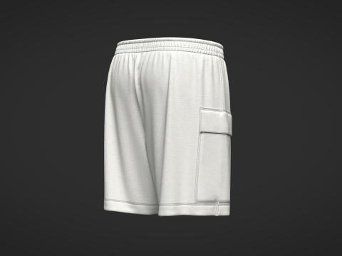 Women Shorts Pant Modelo 3D