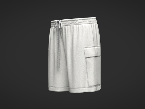Women Shorts Pant Modelo 3D