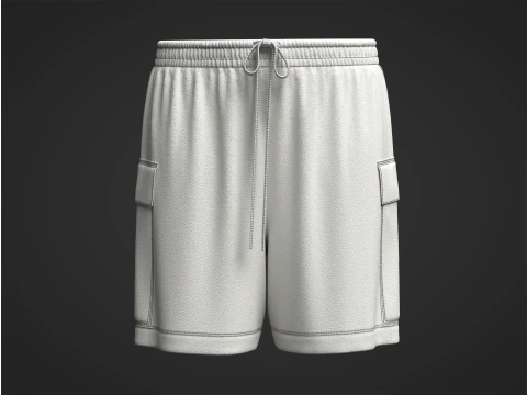 Cal&ccedil;a Shorts Feminina Modelo 3D