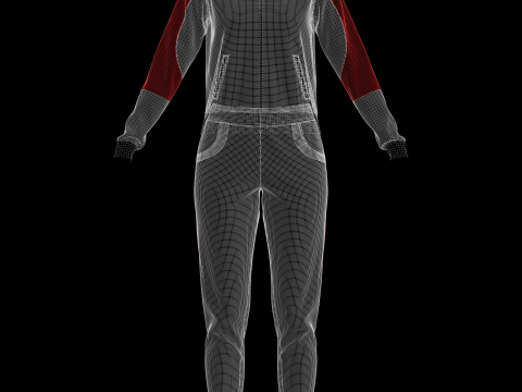 Womens Active Wear 3D Модель