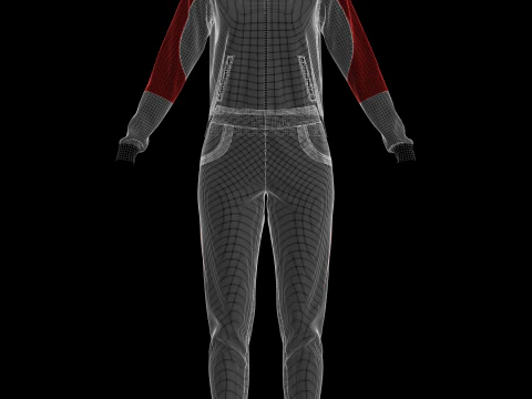 Womens Active Wear 3D Model