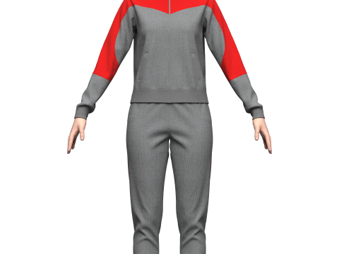 Womens Active Wear 3D Модель