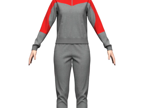 Womens Active Wear 3D Model