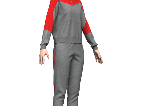 Womens Active Wear 3D Модель