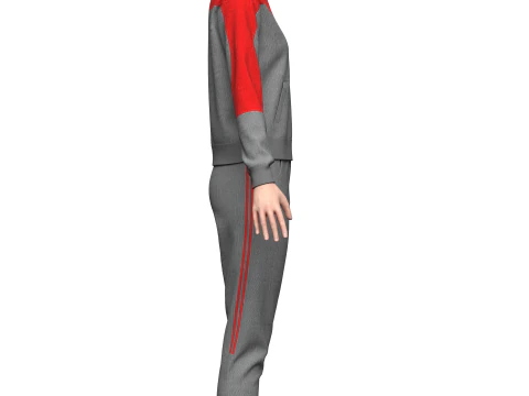 Womens Active Wear 3D Model