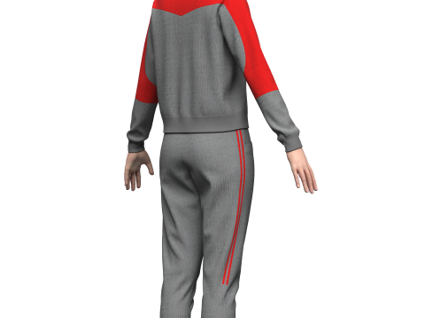 Womens Active Wear 3D Модель