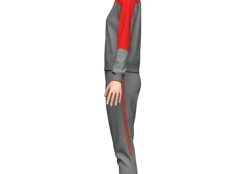 Womens Active Wear 3D Model