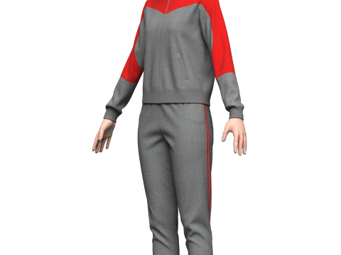 Womens Active Wear 3D Модель