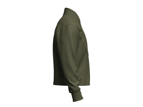 Mens Bomber Jacket 3D Model