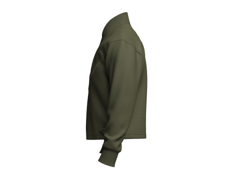 Mens Bomber Jacket 3D Model