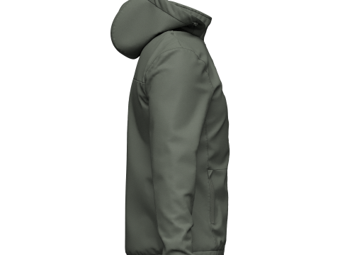 Mens Wind Jacket 3D Model