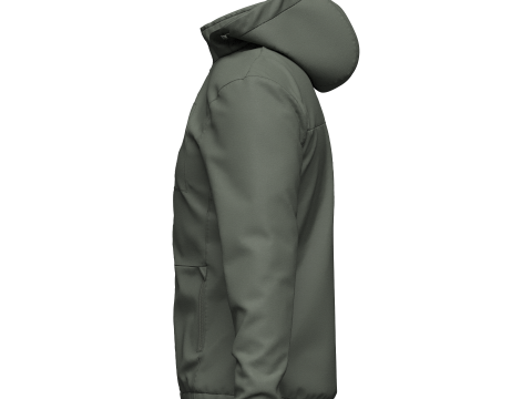 Mens Wind Jacket 3D Model