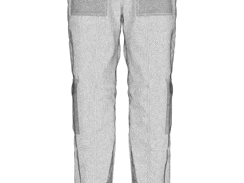 Womens Nylon Pant 3Dモデル