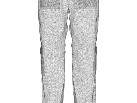 Womens Nylon Pant 3D Model