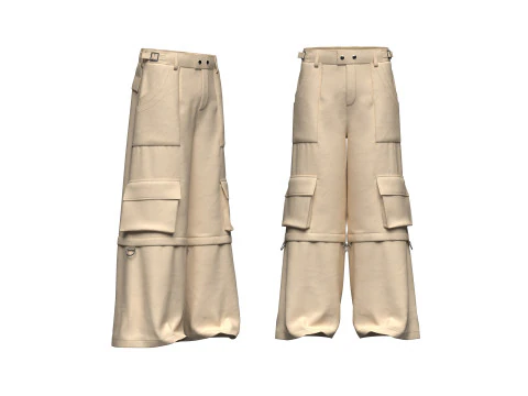 Cal&ccedil;a grande unissex Modelo 3D