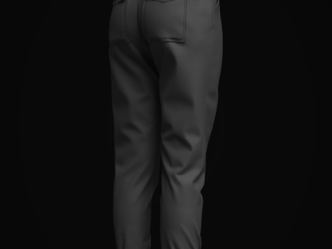 Womens Jogger Modelo 3D
