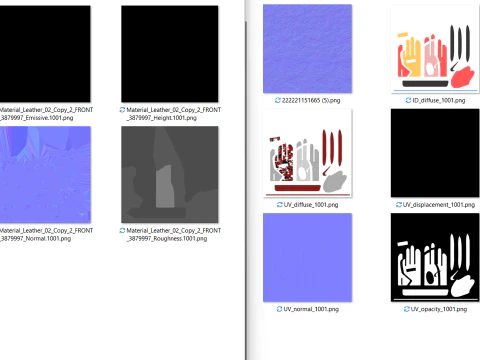 Honkbal slaghandschoenen 3D Model