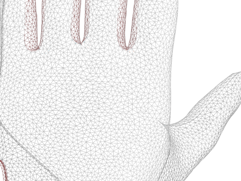 Baseball Batting Gloves 3D-Modell