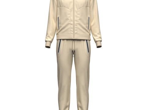Mens Casual Tracksuit 3D Модель