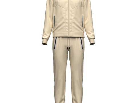 Mens Casual Tracksuit 3D Model