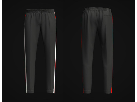 Mens Elasticated Pant 3D-Modell