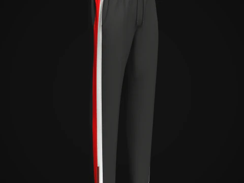 Mens Elasticated Pant 3D Model