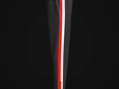 Mens Elasticated Pant 3D Model