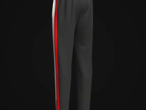 Mens Elasticated Pant 3D Model