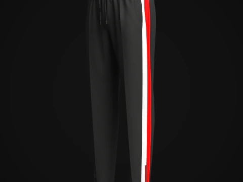Mens Elasticated Pant 3D Model