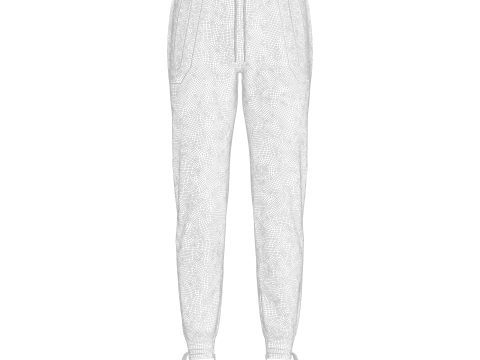 Mens Racer Track Pants 3D 模型
