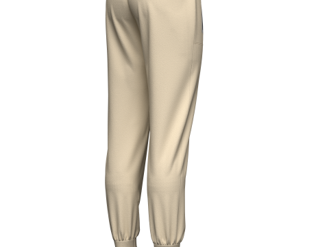 Mens Racer Track Pants 3D 模型