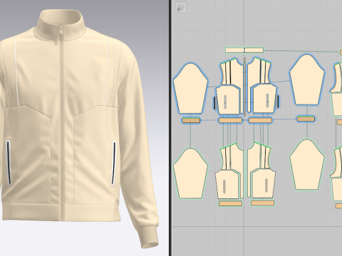 Mens Jacket 3Dモデル
