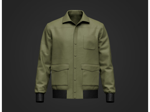 Mens Jacket 3D Model