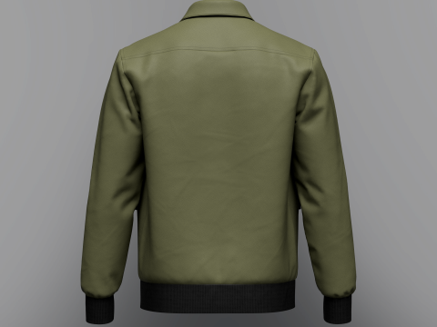 Mens Jacket 3D-Modell