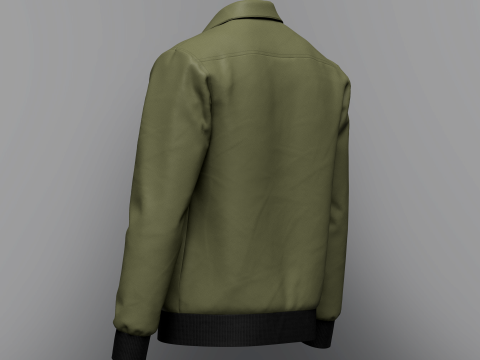 Mens Jacket 3D-Modell