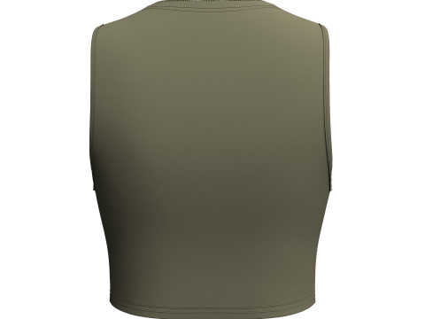 Womens Ripped Crop Top Model 3D