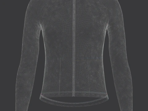 Women Full Sleeve Raglan Jersey 3D Model