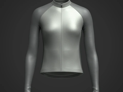 Women Full Sleeve Raglan Jersey 3D Model