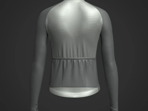 Women Full Sleeve Raglan Jersey 3D Model