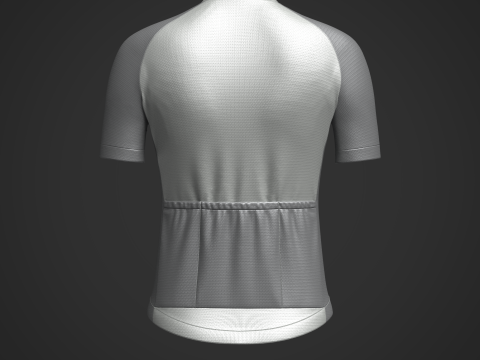Women Half Sleeve Raglan Jersey 3D Model