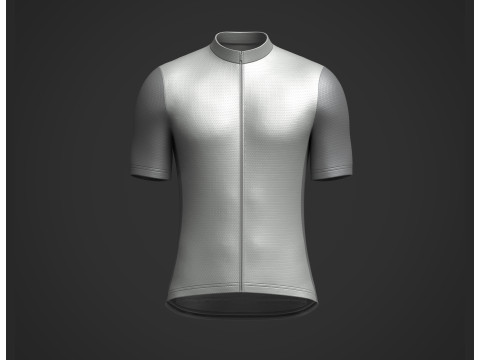 Mens Half Sleeve Cycling Jersey 3D Model