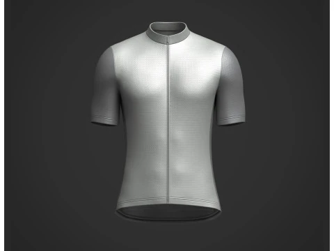 Halbarm-Radtrikot f&uuml;r Herren 3D Modell