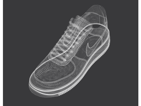 Air Force Sneaker Model 3D