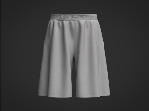 Womens Shorts 3Dモデル