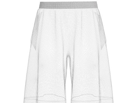 Womens Shorts 3D Model